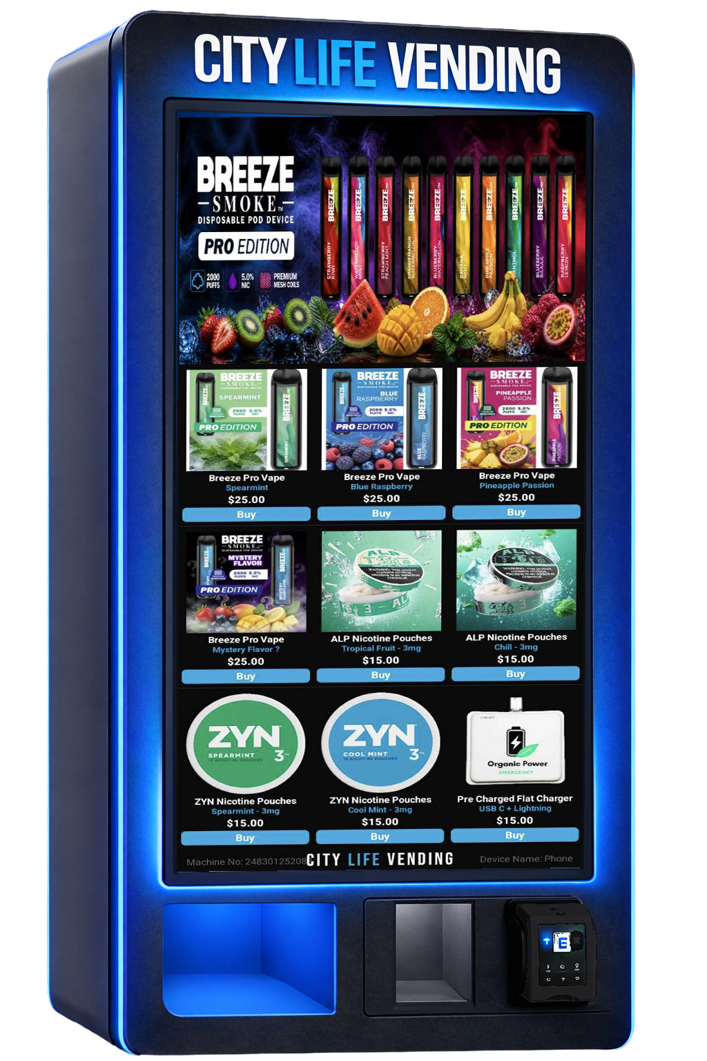 City Life Vending wall-mounted smart vending machine